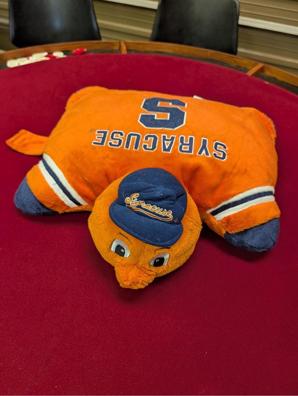 My Pillow Pets SU Syracuse University Otto the Orange Plush 2009 NCAA Mascot 20"